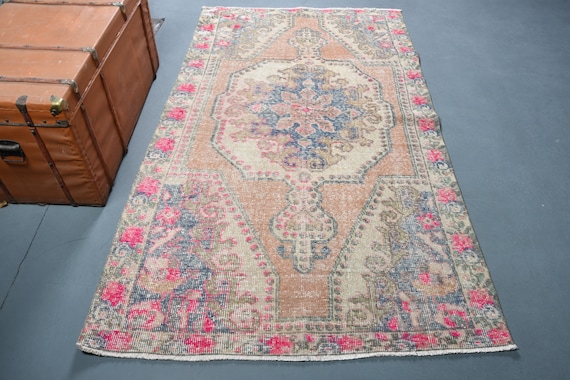 Vintage Rug, Turkish Rug, Area Carpet, Antique Carpet, 52x86
