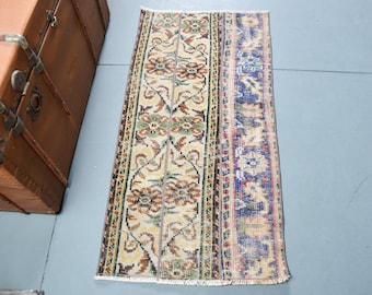 ヴィンテージ トルコ ラグ、カラフルなアナトリア カーペット、ホーム