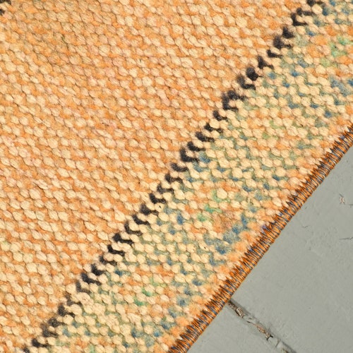 Vintage Rug, Turkish Rug, Runner Carpet, Home Decor Rug, shops 39x122 inches Orange Carpet, Bohemian Kitchen Carpet, 10780