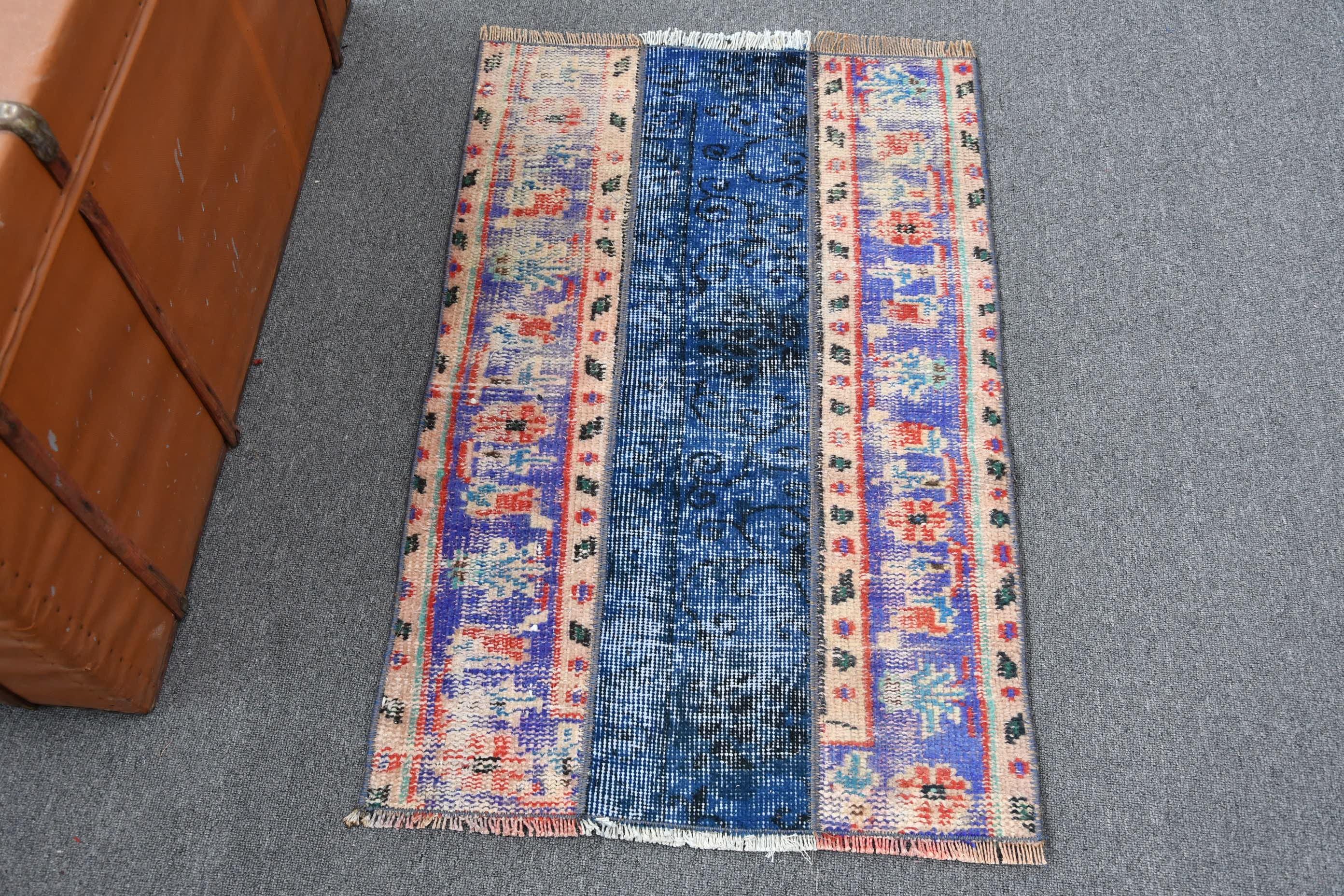 ヴィンテージ トルコ ラグ、カラフルなアナトリア カーペット、ホーム