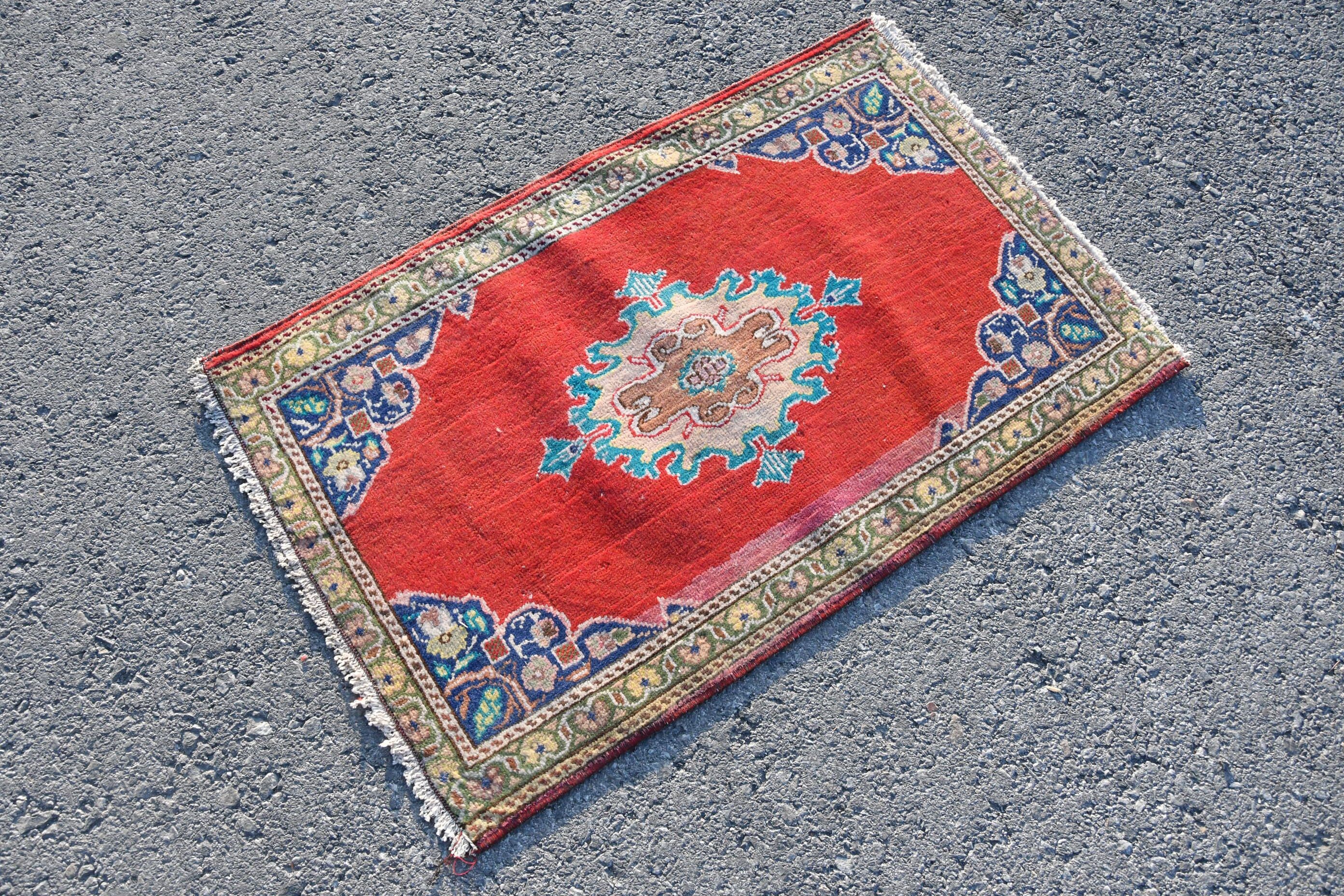 Turkish Rug Small Rug Entry Rug 1.7x2.7 Ft Handmade Rug Etsy