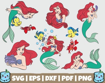 Ariel Svg Etsy
