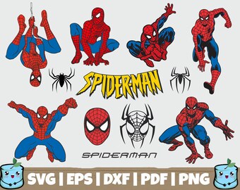 Download Spiderman Clipart Etsy