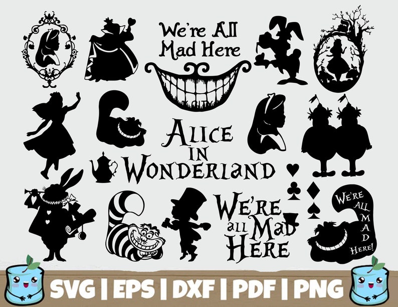 Download Alice Vector Alice Svg Alice In Wonderland Clip Art Alice In Wonderland Svg We Re All Mad Here Svg Alice In Wonderland Silhouette Clip Art Art Collectibles Lifepharmafze Com