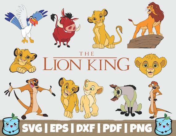 Download The Lion King Svg Lion King Cut Files Simba Svg Pumba Svg Etsy