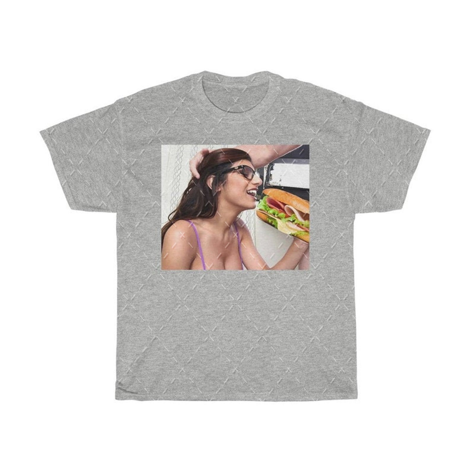 Mia khalifa sandwich meme funny t shirt Etsy