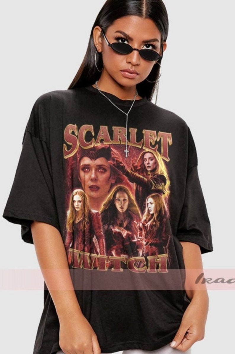 Vintage Scarlet Witch Wanda Maximoff T 
