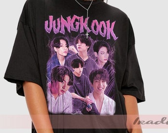 Jungkook Shirt, Retro Shirt, Vintage, Jeon Jungkook, Gift For Army, jimin, jin, suga, j-hope, rm, Sweatshirt, Hoodie, Long Tee DD012