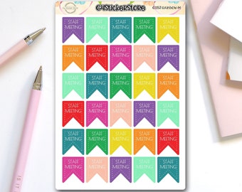 Personalbesprechungs-Sticker | Bunte Anhänger Sticker