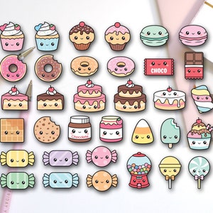 Kawaii Sweet Treat Food Aufkleber | Fun Foods | 35 | G1194