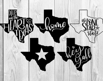 Texas Form Karte Umriss Aufkleber | 7 Designs | Wetterfester Vinyl Bumper Sticker | G1167