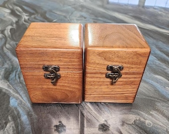 Walnoothardhout, Commander deck boxes, EDH, handgemaakt, exotisch hout, tungolie-afwerking, 100 kaarten, dubbele sleeve, klaar voor verzending