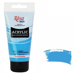 Sky Blue Acrylic 75 ml - Set of 3 Paints / Choose Colors / Free Gift & Shipping