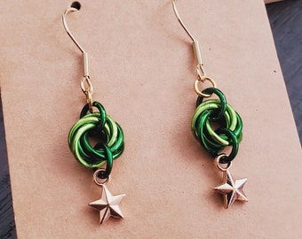 Mobius Chainmaille Earrings