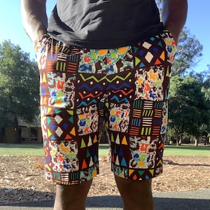 Ankara &quot;Mosaic&quot; Male Shorts