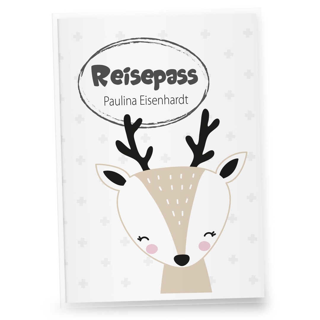Children's Passport Cover Personalized Deer Passport Etsy