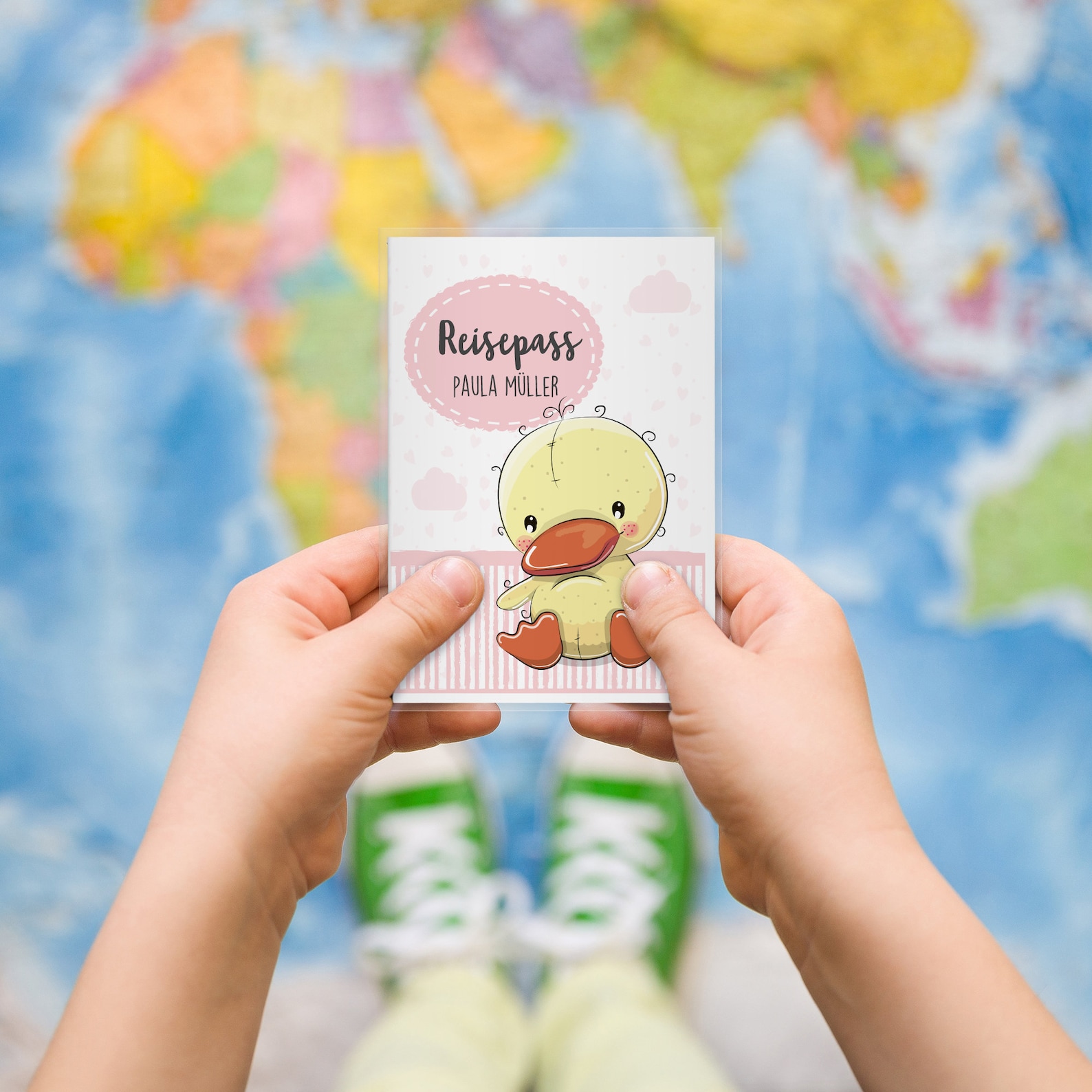 Children's Passport Cover Personalized Duck Passport Etsy