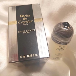 Miniature de parfum (mini parfum) Pasha de Cartier Eau de Toilette mignon pour Homme 5ml année 1992 Vintage
