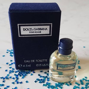 Miniature of Perfume mini Perfume Dolce Gabbana Pour Homme Eau De Toilette Mignon 4 5 Ml Anno 1994 Vintage Etsy UK