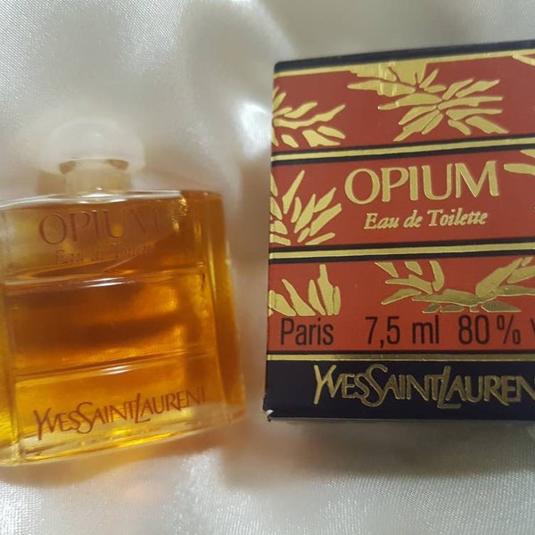 Miniature of perfume (mini perfume) Opium Yves saint Laurent Eau De Toilette mignon 7,5 ml anno 1977