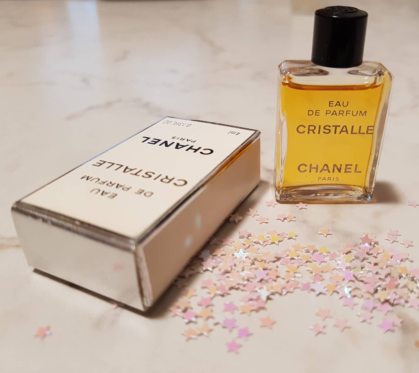 CHANEL CRISTALLE 4ml Miniature Eau De Parfum Vintage Women's