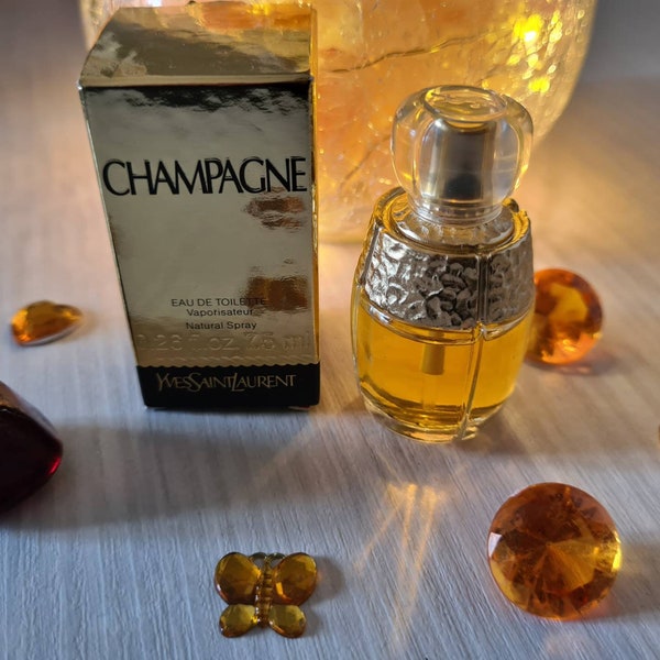 Miniature of perfume (mini perfume) Champagne Yves Saint Laurent Eau De Toilette 7,5 ml spray anno 1993 Vintage