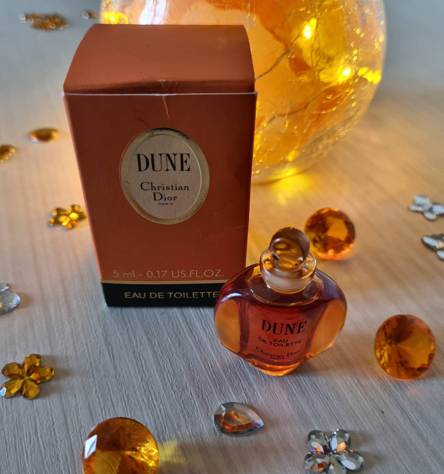 Miniatura de perfume mini perfume Dune Dior Eau De Toilette 5 ml ano 1991 Vintage Etsy Mexico