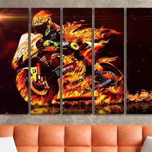 Motivational wall art Wall print aesthetic Room wall decor Handmade art Over sized canvas wall art