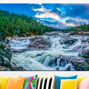 Mountain wall art Mountain painting
