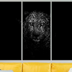 Leopard wall art Leopard print wall art Leopard decor Leopard print canvas