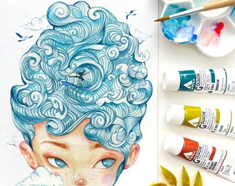 FLOW Giclee Fine Art Print
