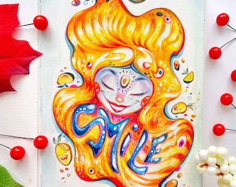 Impresión de arte SMILE