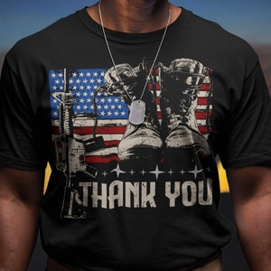 Thank You For Your Service Shirt, Veterans Day T-Shirt, Veteran Gift Idea, Army Dad Shirt, Vietnam Veteran, Military Retirement, US Navy image 1