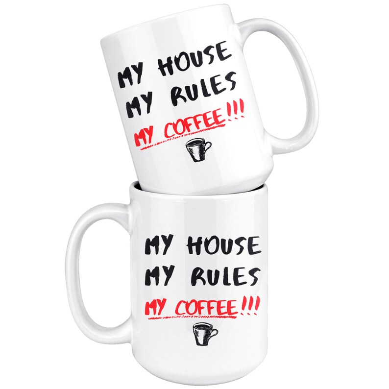 My House My Rules My Coffee Mug Knives Out Mug My Coffee Etsy