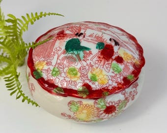 Vintage  CROWN 陶器製 小物入れ ロイヤルクラウン インテリア小物 vintage crown 陶器製 小物入れ ロイヤルクラウン