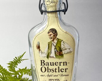 Vintage Bauern-obstler Bottle: German Apple Pear Brandy, Farmhouse