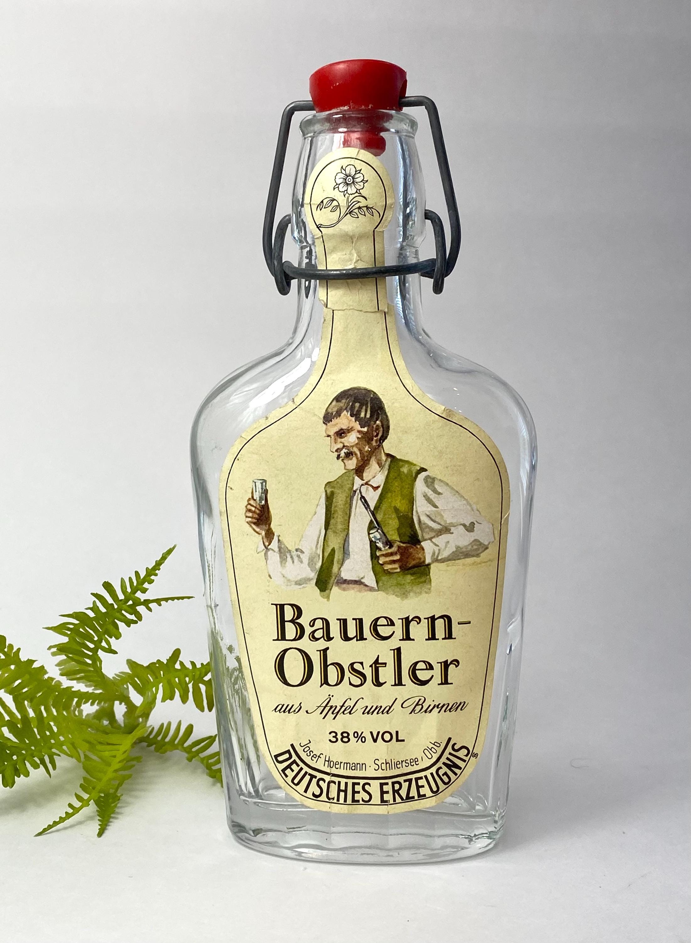 Vintage Bauern-obstler Bottle: German Apple Pear Brandy, Farmhouse