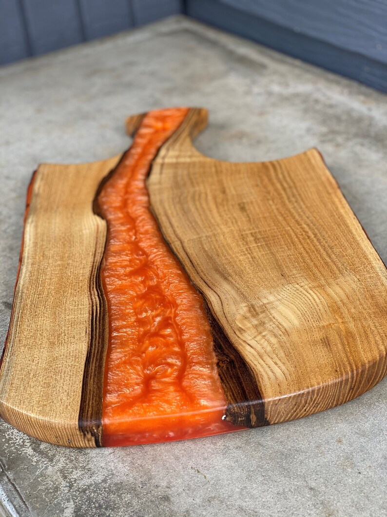 Resin Epoxy Charcuterie Paddle Board Etsy
