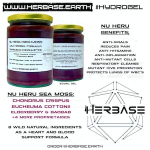 Nu HERU Sea Moss Gel By HERBASE