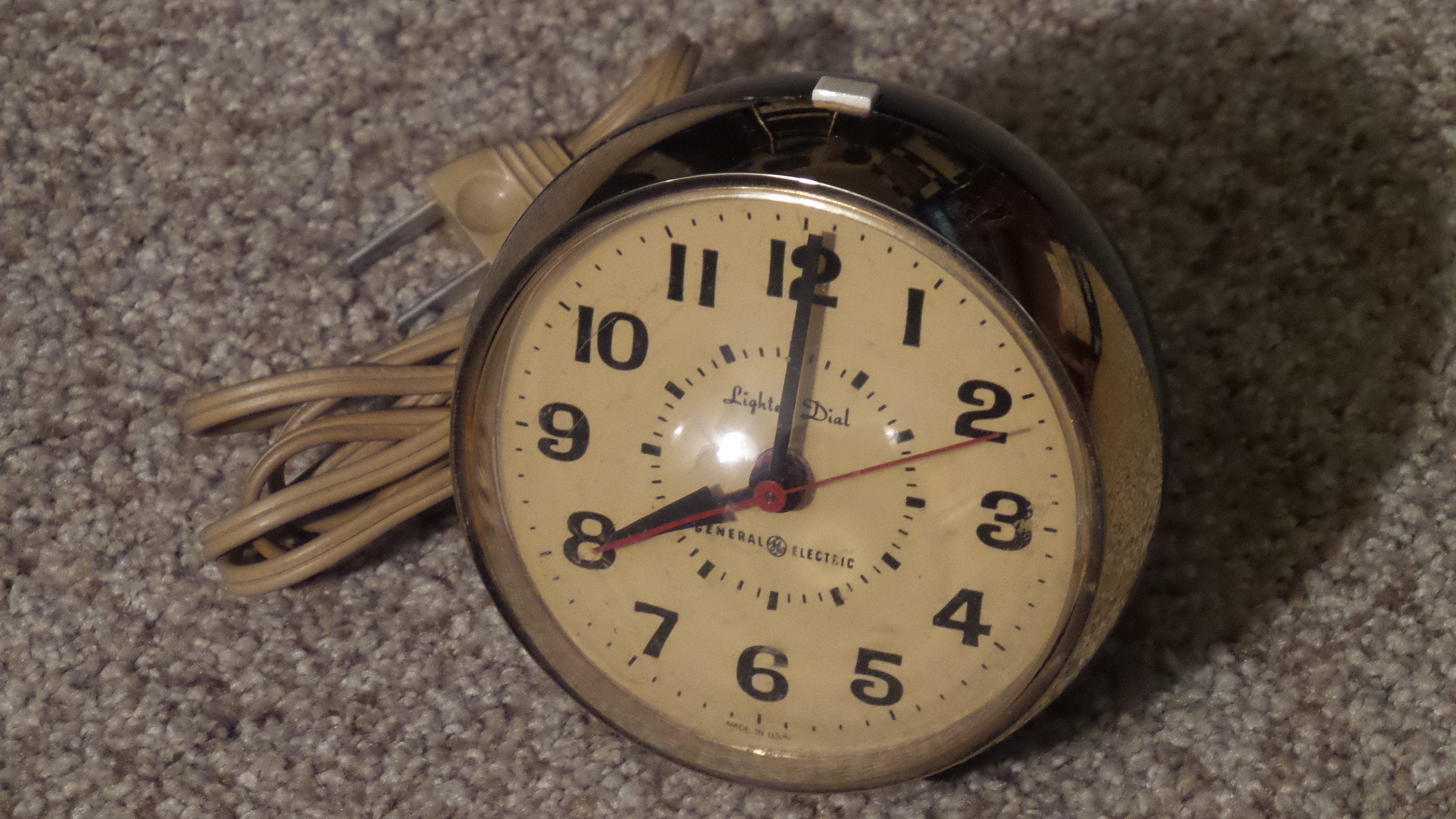 Vintage General Electric Alarm Clock Retro MidCentury Modern Etsy