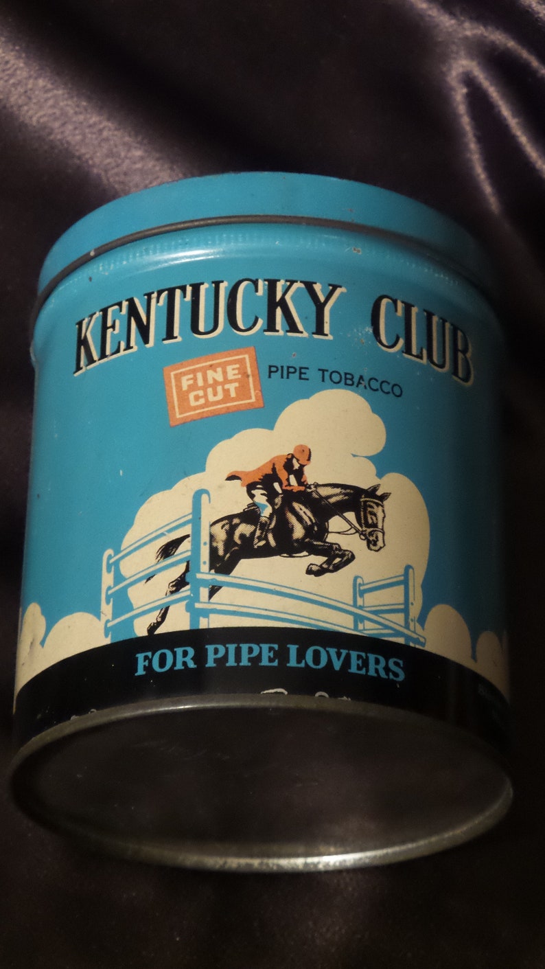 Kentucky Club Canister Tobacco Tin Small Version image 1