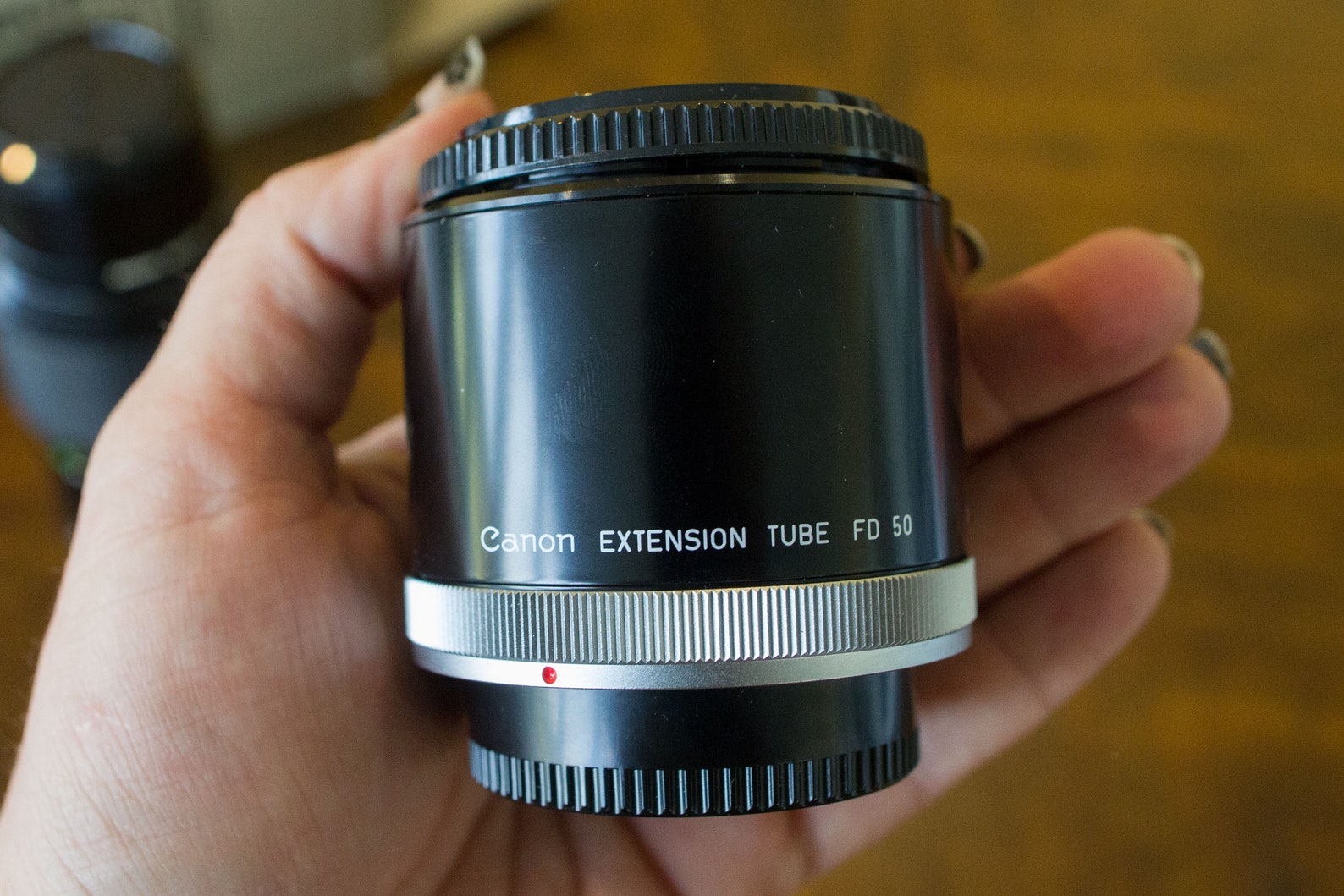 Canon FD 100mm F4 Macro Lens with Extension Tube 50mm FD Etsy