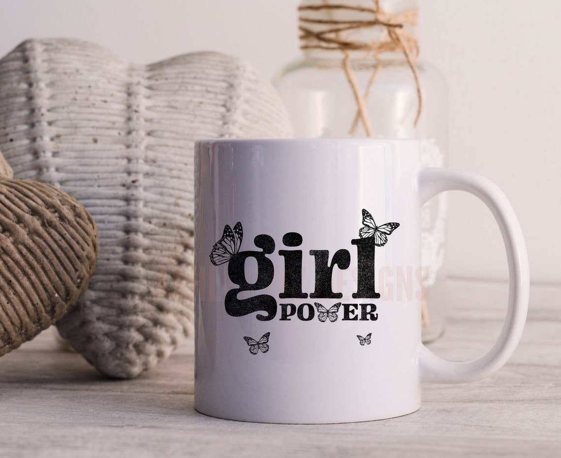 Girl Power SVG PNG JPG With Bonus Textured Png Design - Etsy