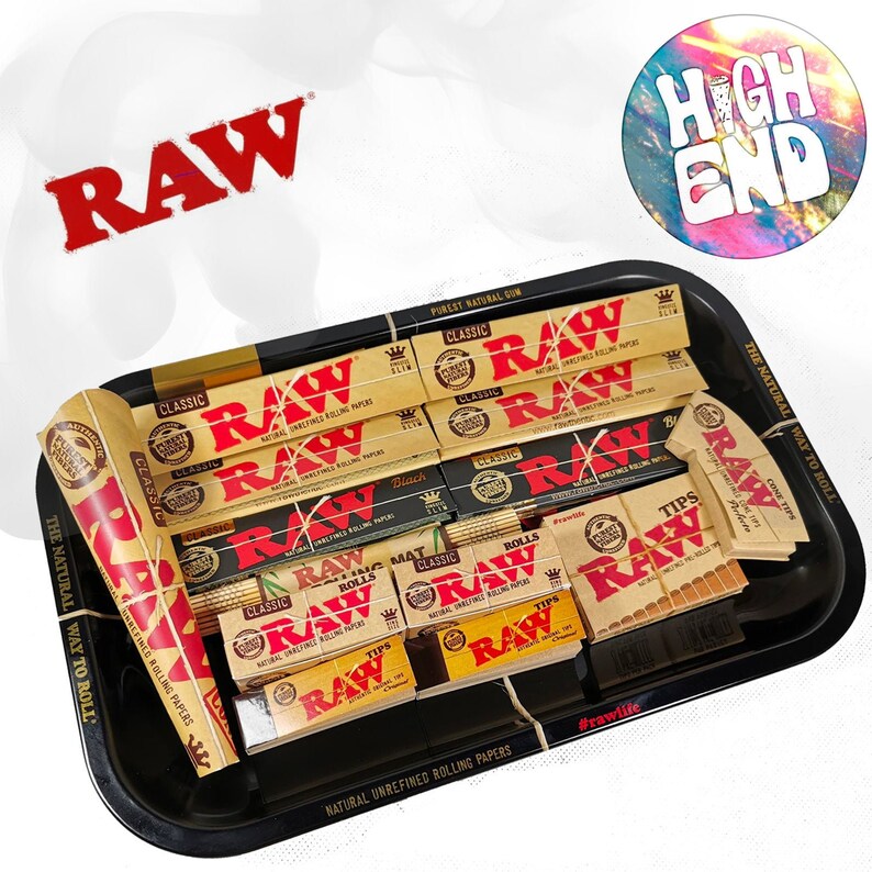 Luxury RAW Smoking Kit Gift Set Care Package Rolling Papers Etsy