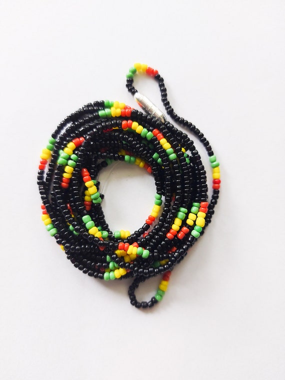 rasta waist beads