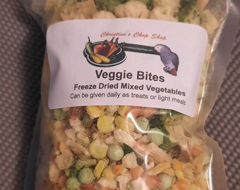 Veggie Bites Freeze Dried Bits of Seasonal Veggies