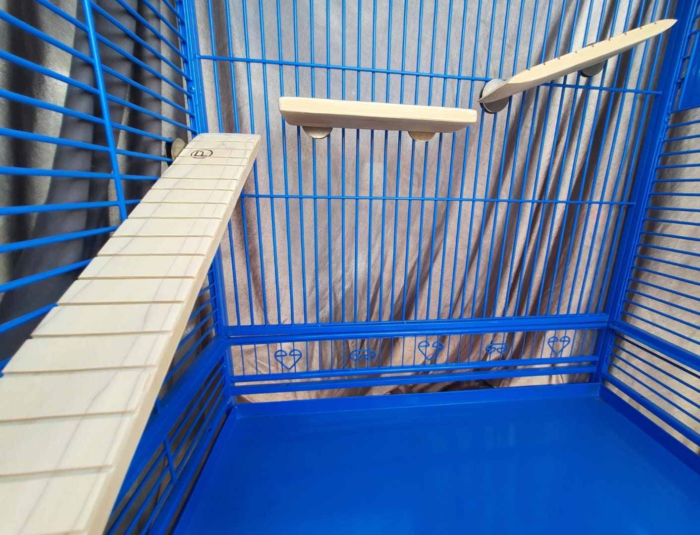 LONG BIRD RAMP 4 x 23 Cockatiels, Parakeets, and Small Conures.