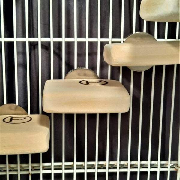 SMALL FLAT PERCH 2.5 x 3 (5pk) Canary’s, Love birds, Parakeets, and Finches