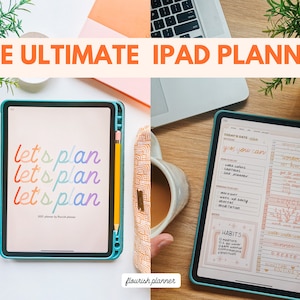 2021 Undated Digital Yearly Planner by Flourish Planner | Planners for Goodnotes5 & Notability on iPad