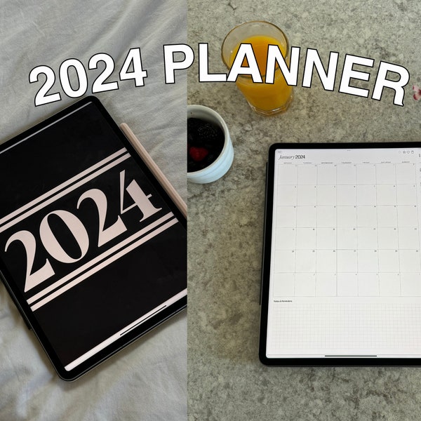 Agenda numérique 2024 par Flourish Planner